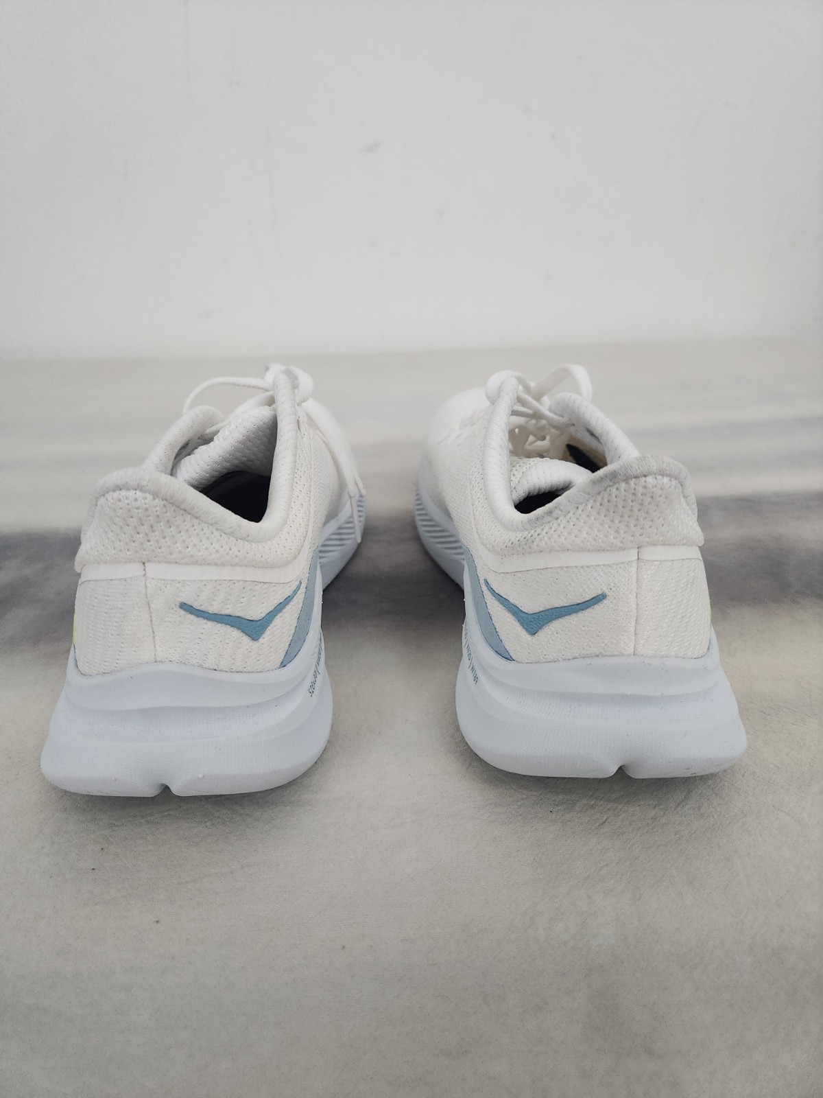 Hoka One One Solimar 1123075/WTND White / Tundra Blue Womens Size 7B