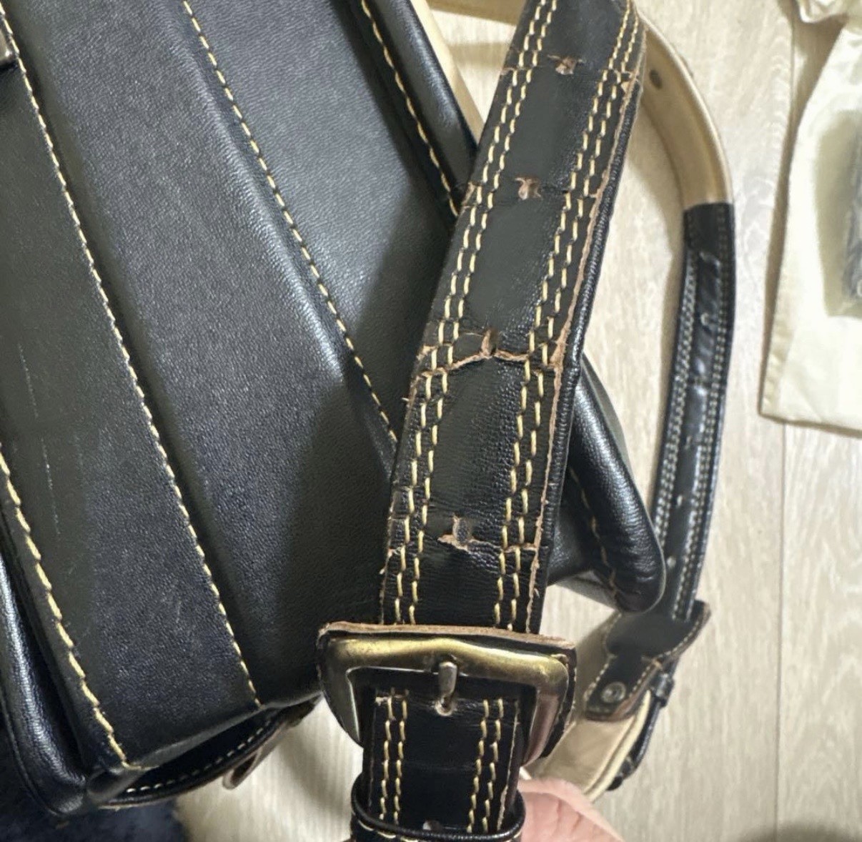 Randoseru Tsuchiya Kaban Genuine Leather Antique-Black : Japan School Bag SR-2
