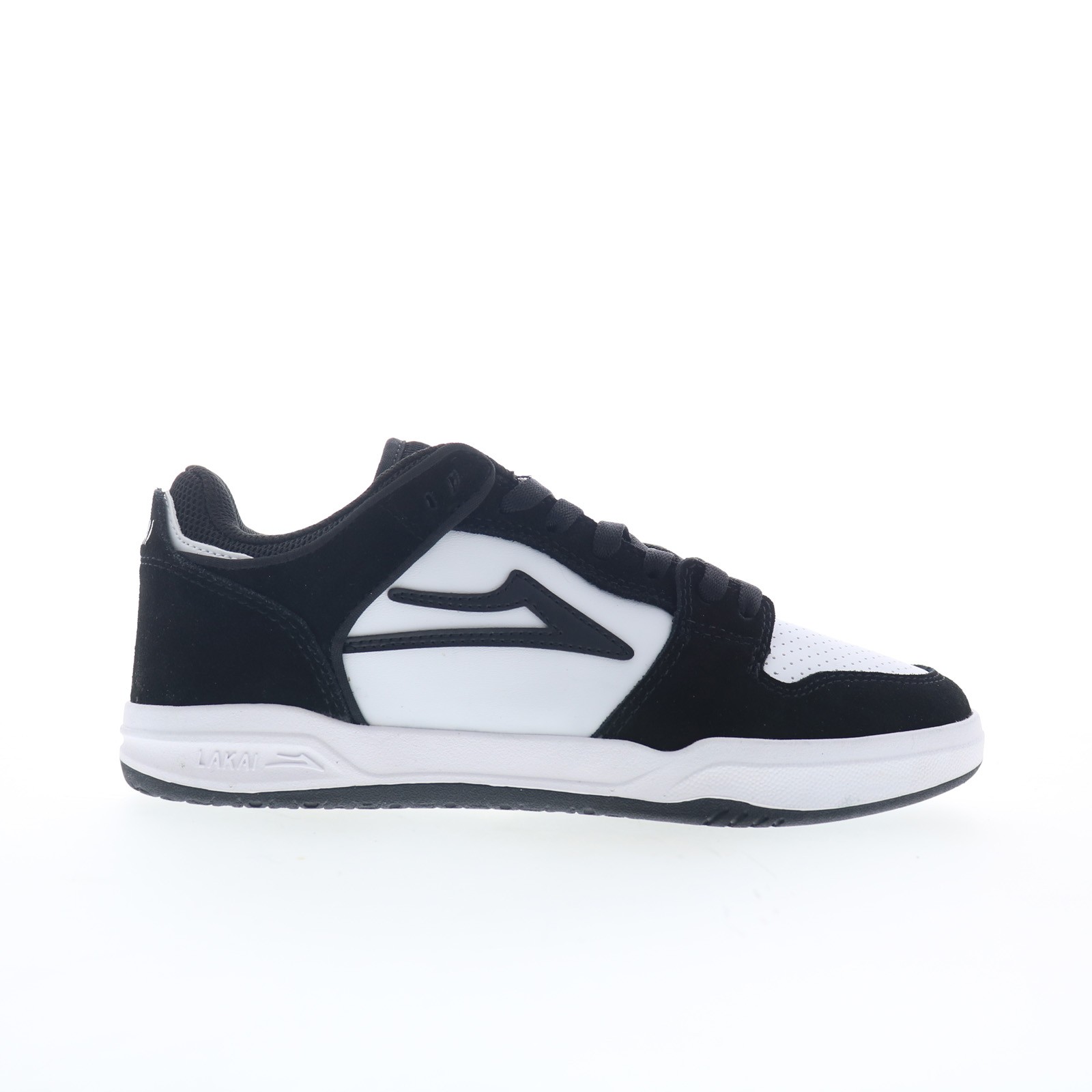 Lakai Telford Low Mens Black Suede Lace Up Skate Inspired Sneakers Shoes