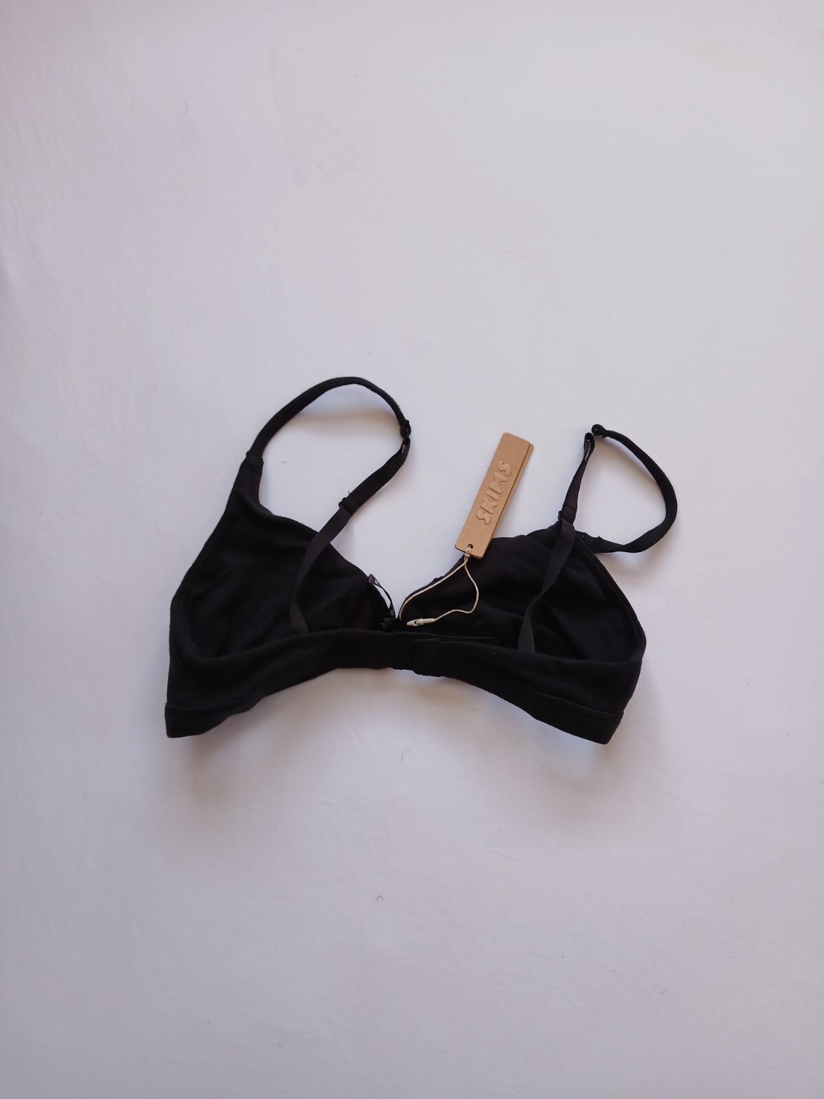 Skims Fits Everybody Cropped Bikini Top Color Soot Style BR-TRI-0267 Size XS G56