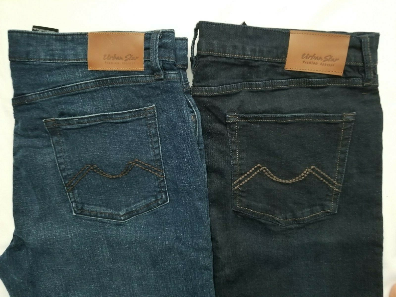 New Urban Star Men’s Relaxed Fit Jeans Straight Leg Stretch Great Gift NWT