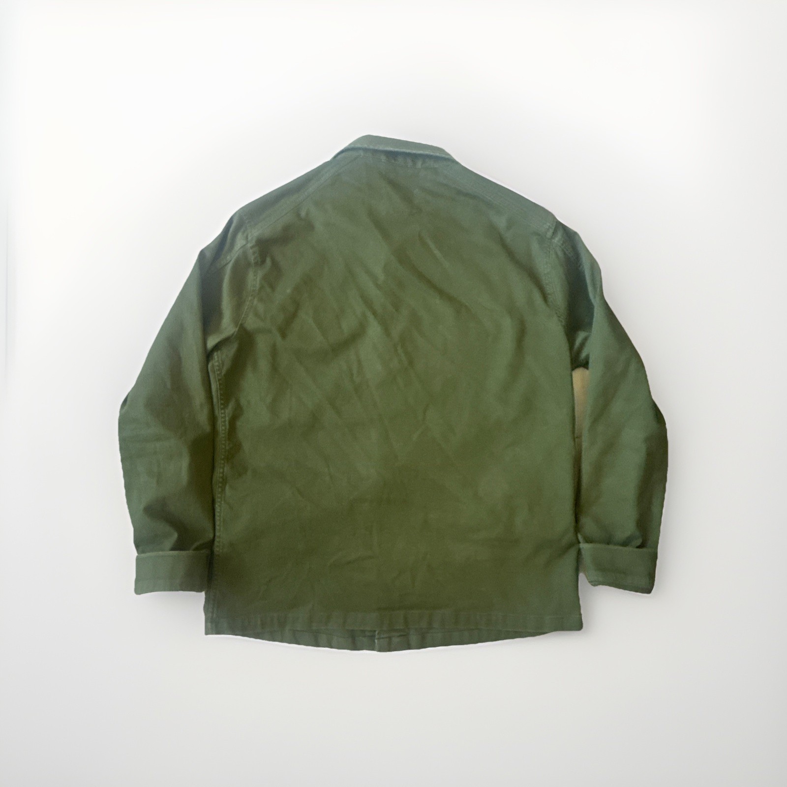 Iron and Resin Men’s Jacket Size Large Freedom Riders Olive Green VG See Pics