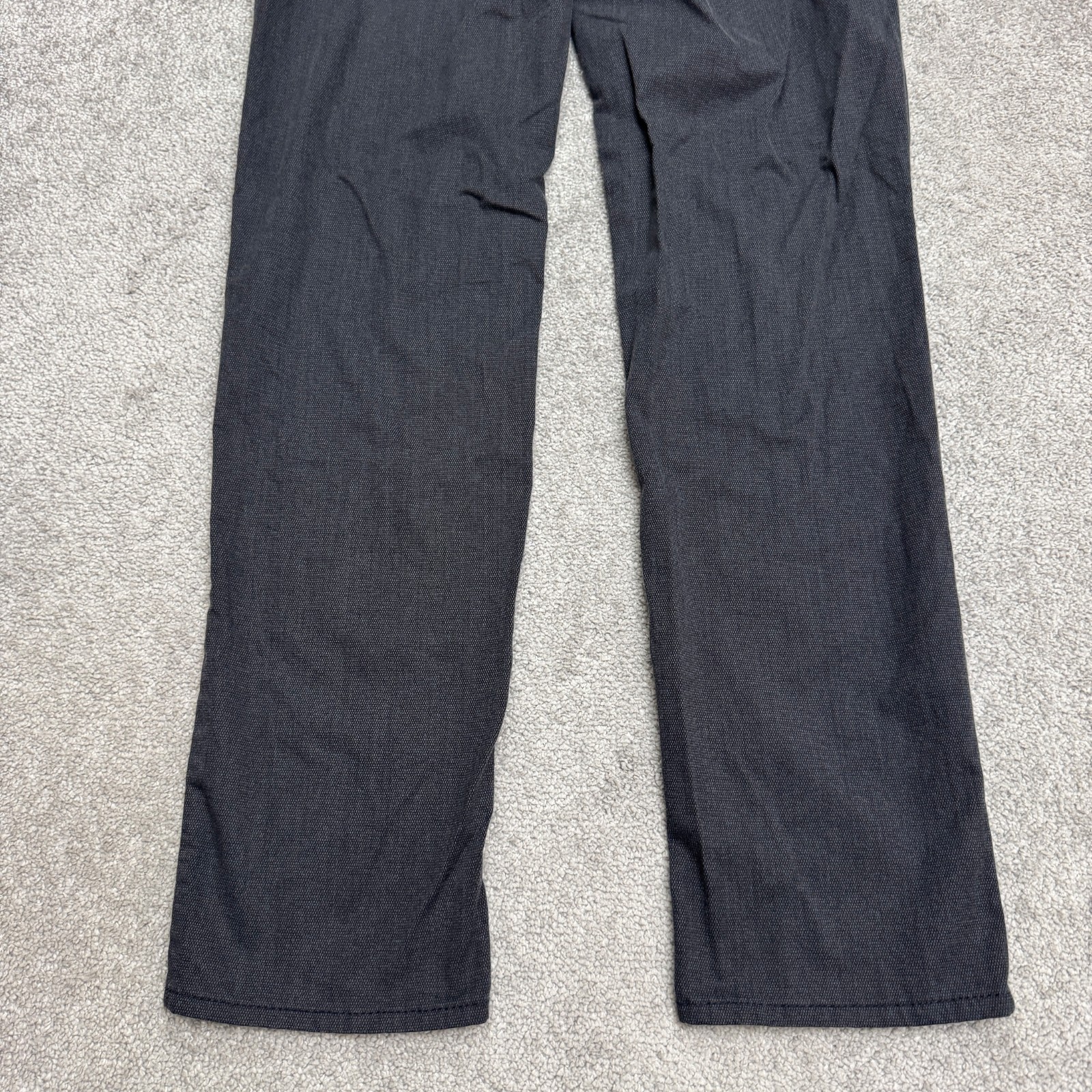 Brax Feel Good Style Cooper FA Woo Look Pants Mens 35×34 Dark Gray Straight Leg