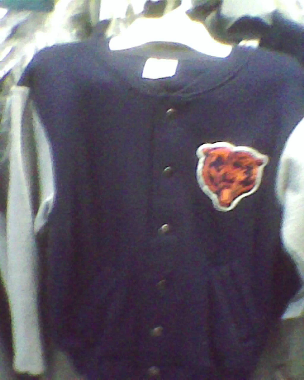 Chicago BEARS Clubhouse Sweatshirt Varsity Jacket Youth S M L XL NWT Majestic