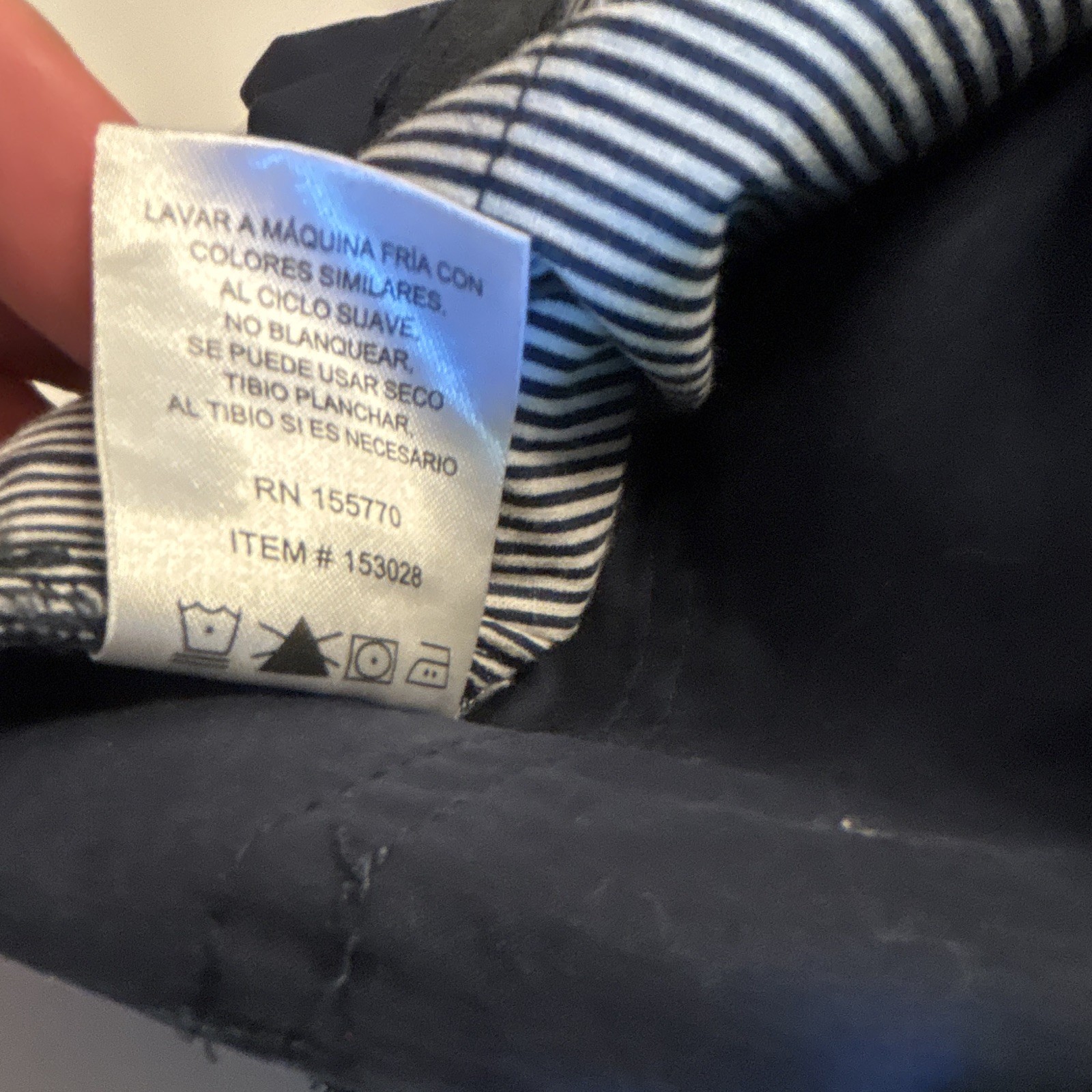 ⁠OneDayAway Mens 5 Pocket Stretch Sateen Pants 34×30 Total Eclipse Navy NWT