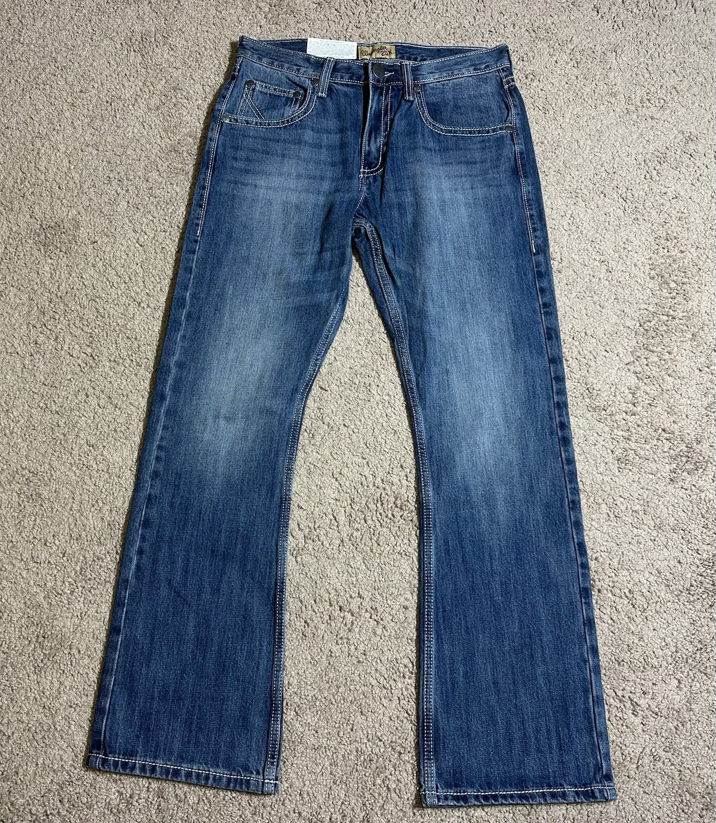 Wrangler 20X Jeans Mens 31×32 Blue Denim Style Boot Cut