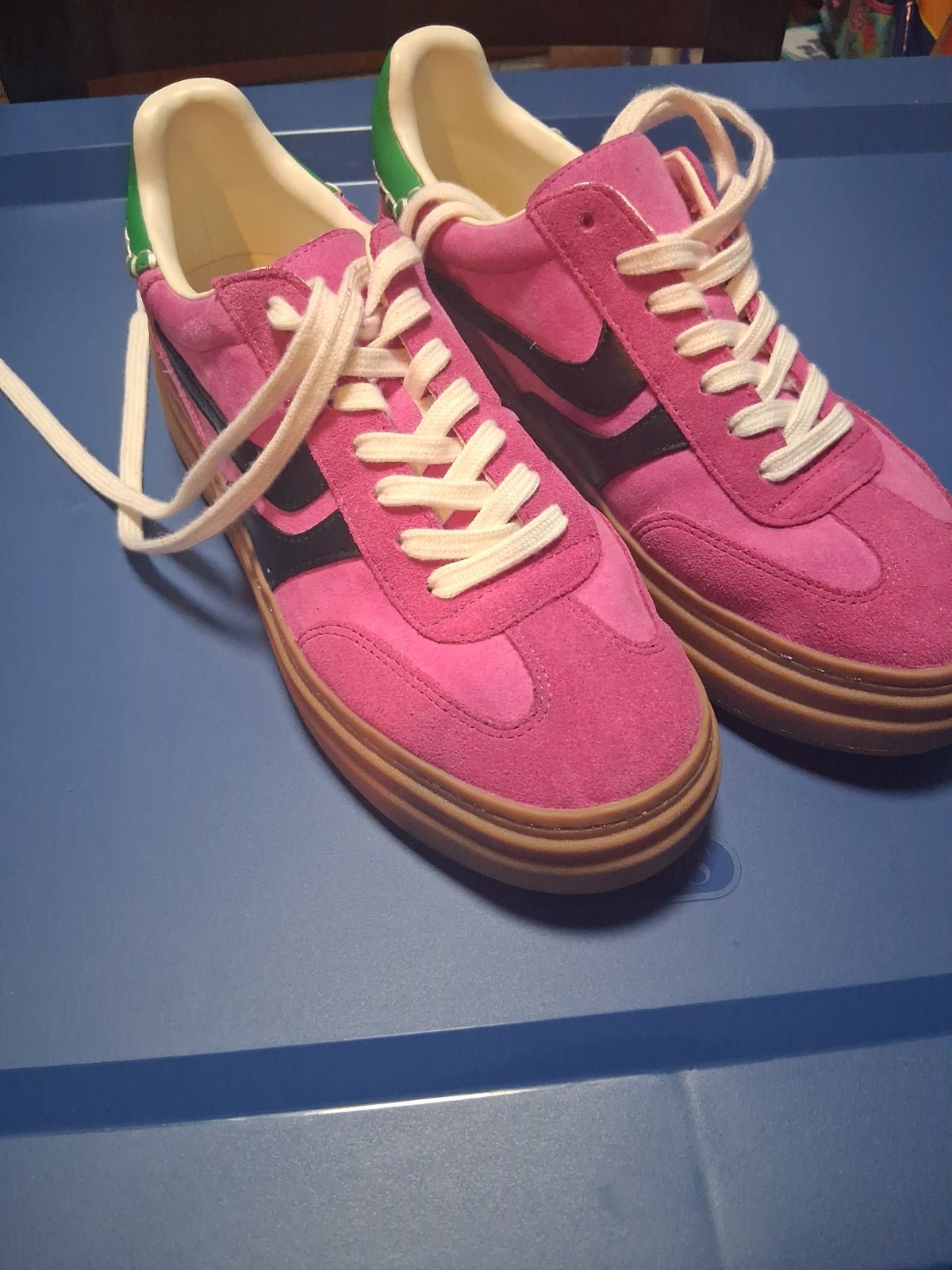 NIB Steve Madden Women’s Dodge Multi-Low Top Platform Sneaker in Pink Size 9