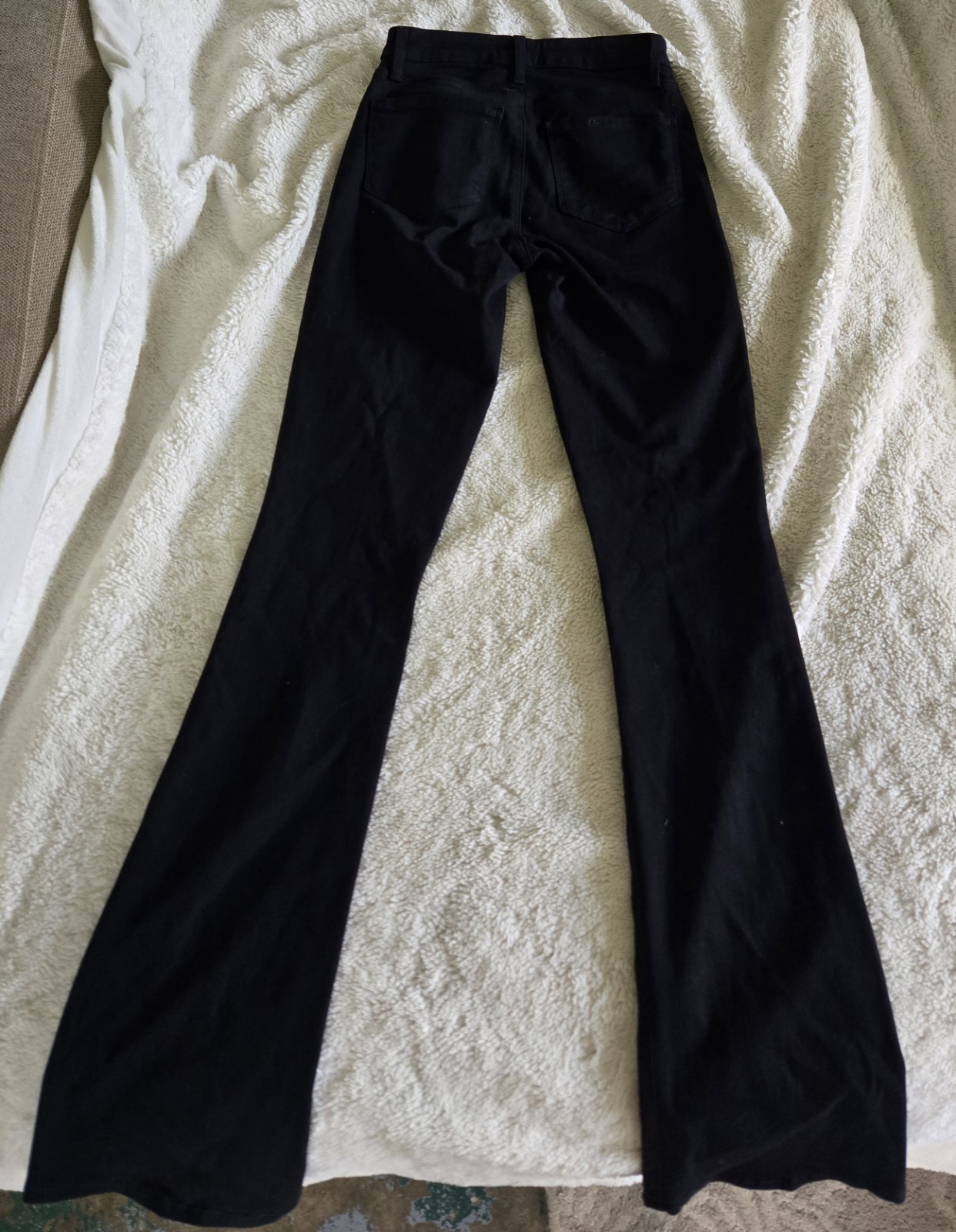 L’AGENCE Selma High Rise Bootcut Jeans in Noir Black Size 23 Super Stretch