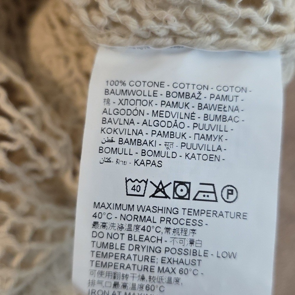 Piombo Crochet Knit Tank Top Medium Cut Out Boho Y2k