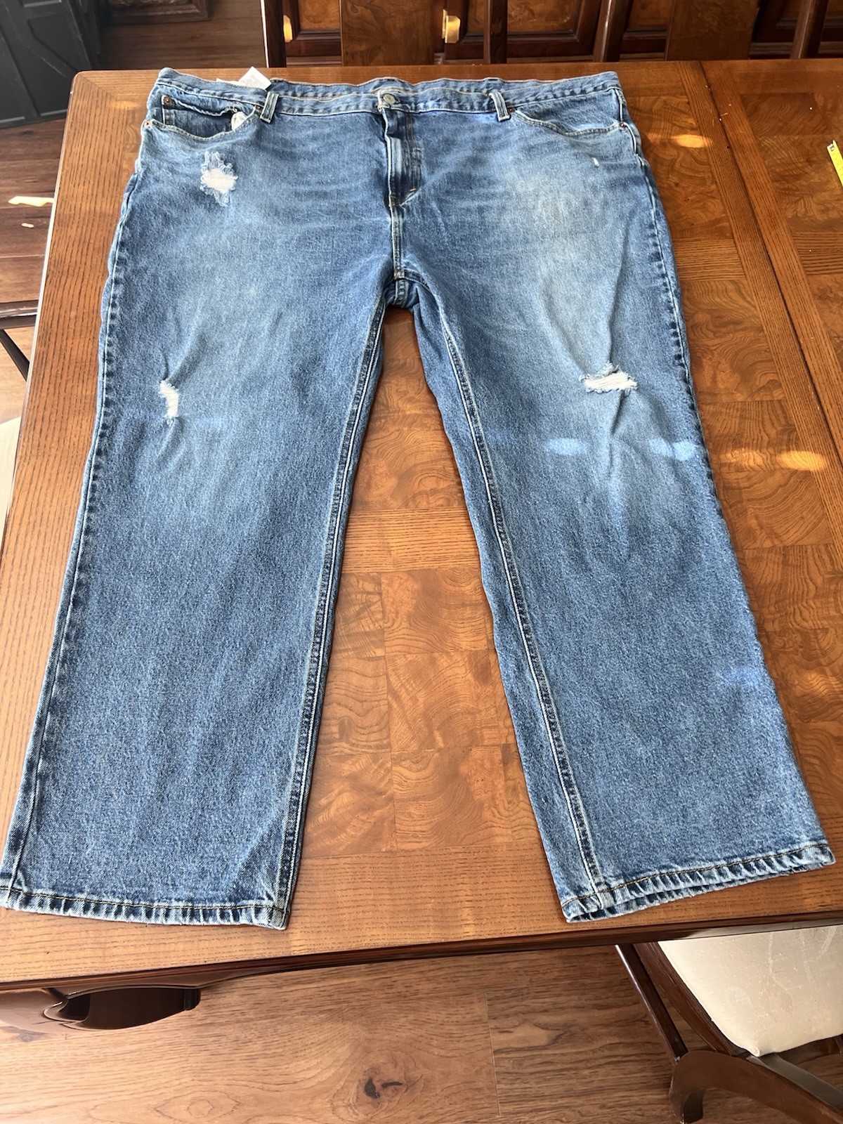 Levis 541 Athletic Taper Mens Jeans 48×30 Dark Wash Blue Stretch 18757-0081 NEW