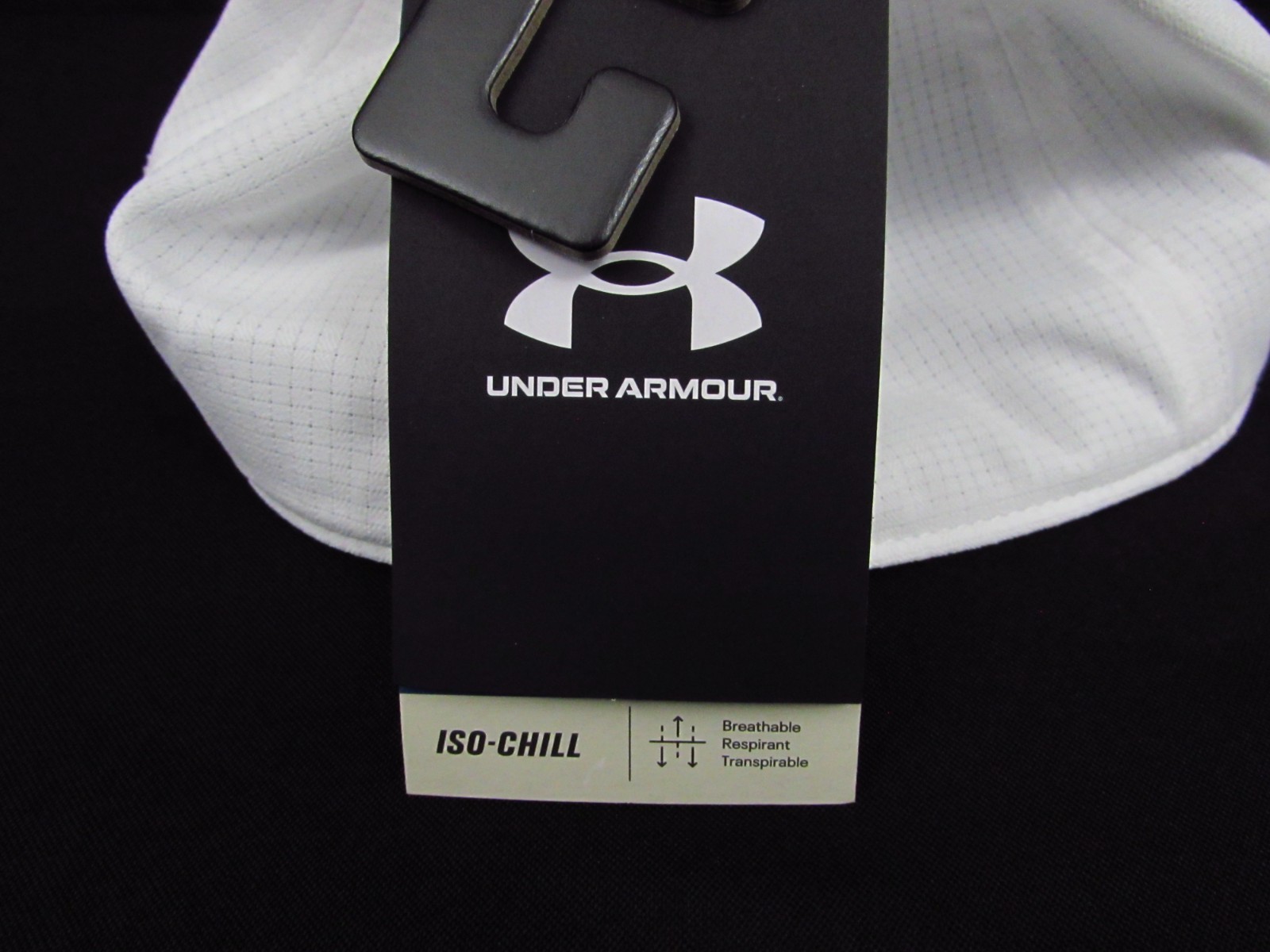 Under Armour Men’s Iso-Chill Vent Stretch White Hat 1383438 100 L/XL NWT.