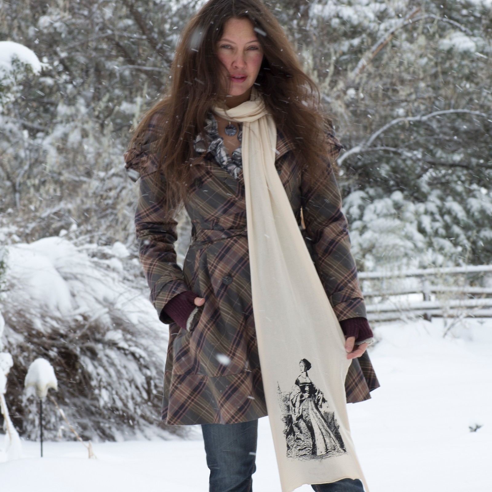 Oscar Wilde Screen printed Cotton Scarf