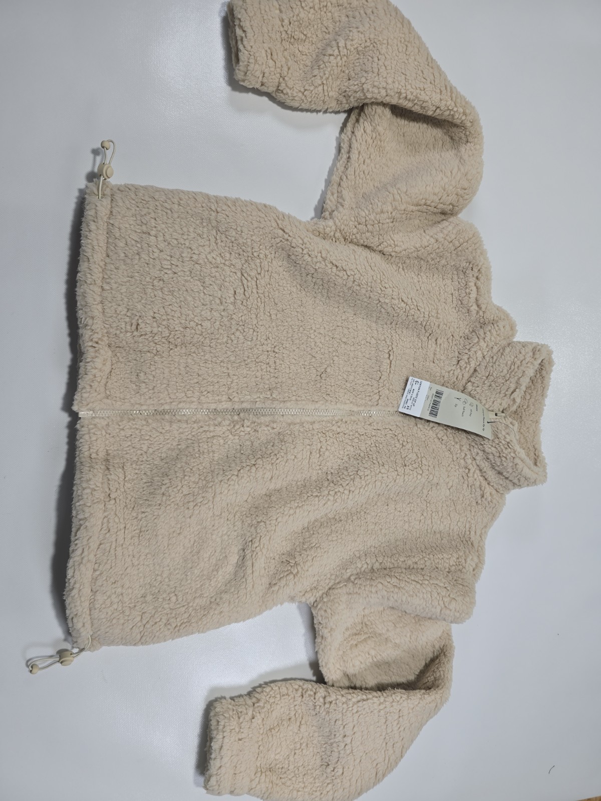 Sweaty Betty Barley Beige Women’s Canyon Fleece Zip Up Size XS