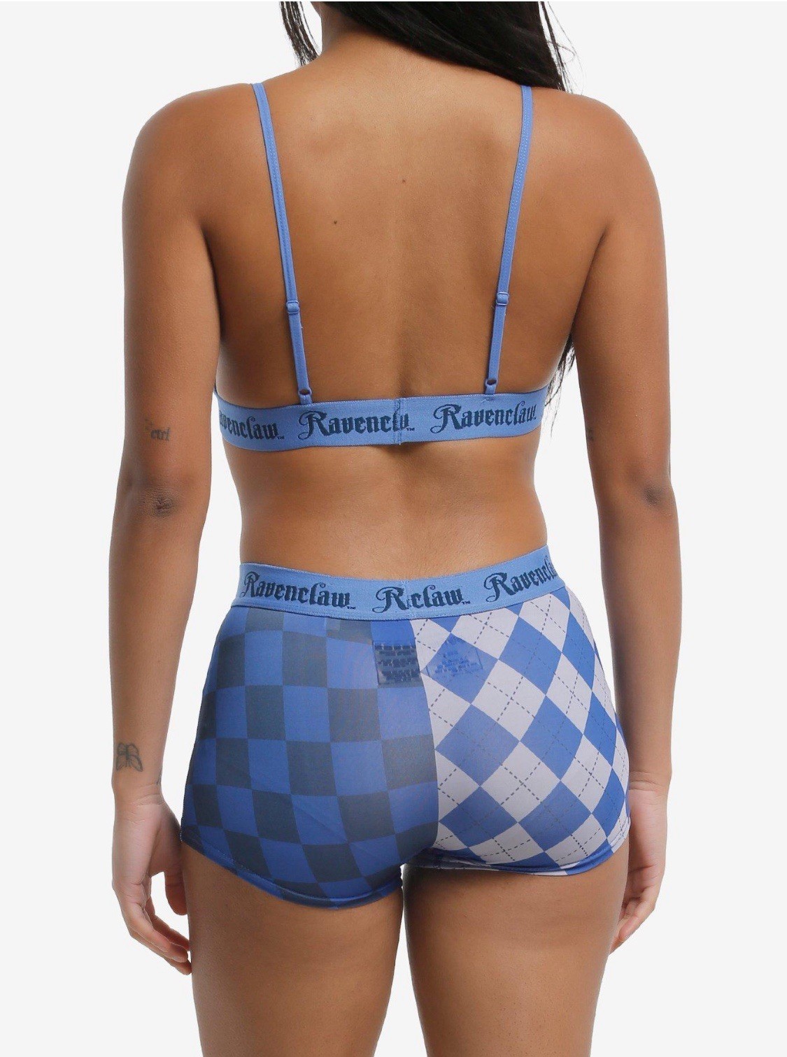 Harry Potter Ravenclaw Bralette and Boy Short Set Size Large
