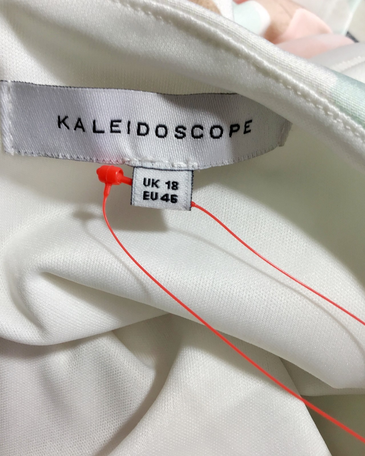Bnwt KALEIDOSCOPE (18/20) Multicoloured Stretch Cocktail Dress /Wedding/Cruise