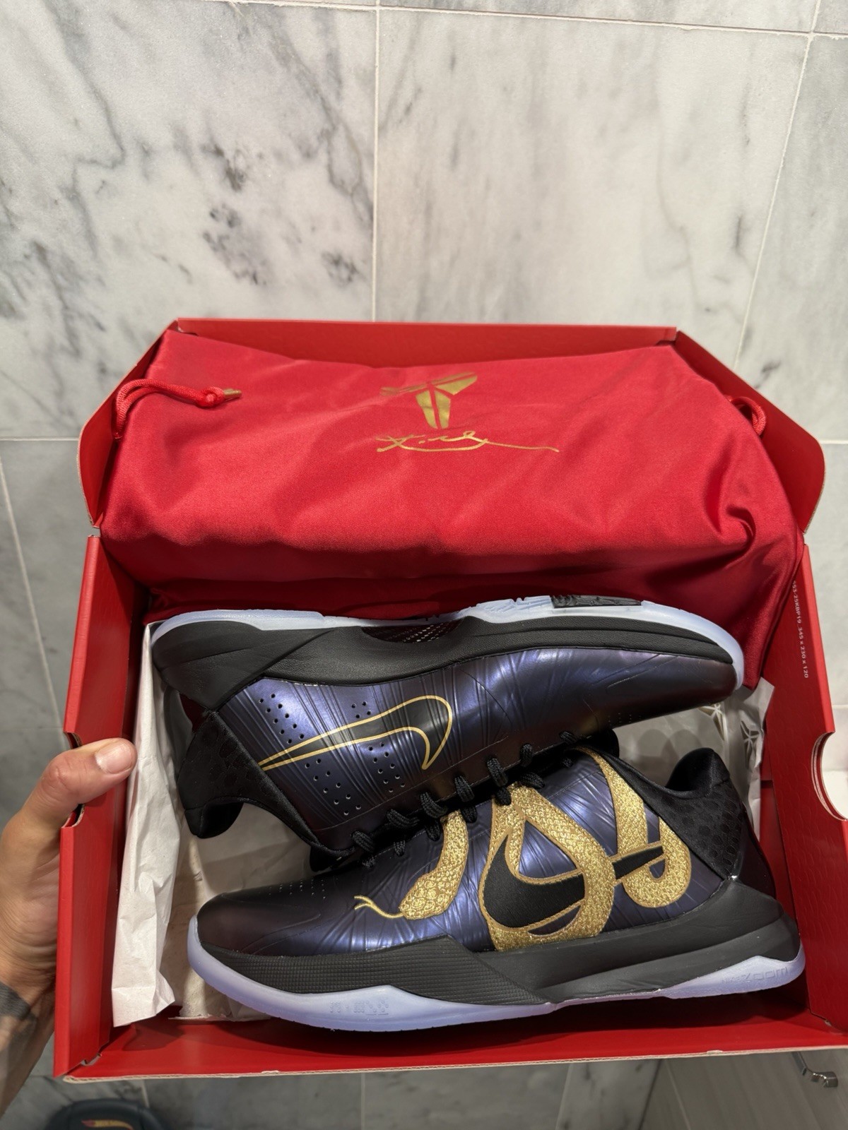 Size 10.5 – Nike Zoom Kobe 5 Protro Year of the Mamba – Eggplant
