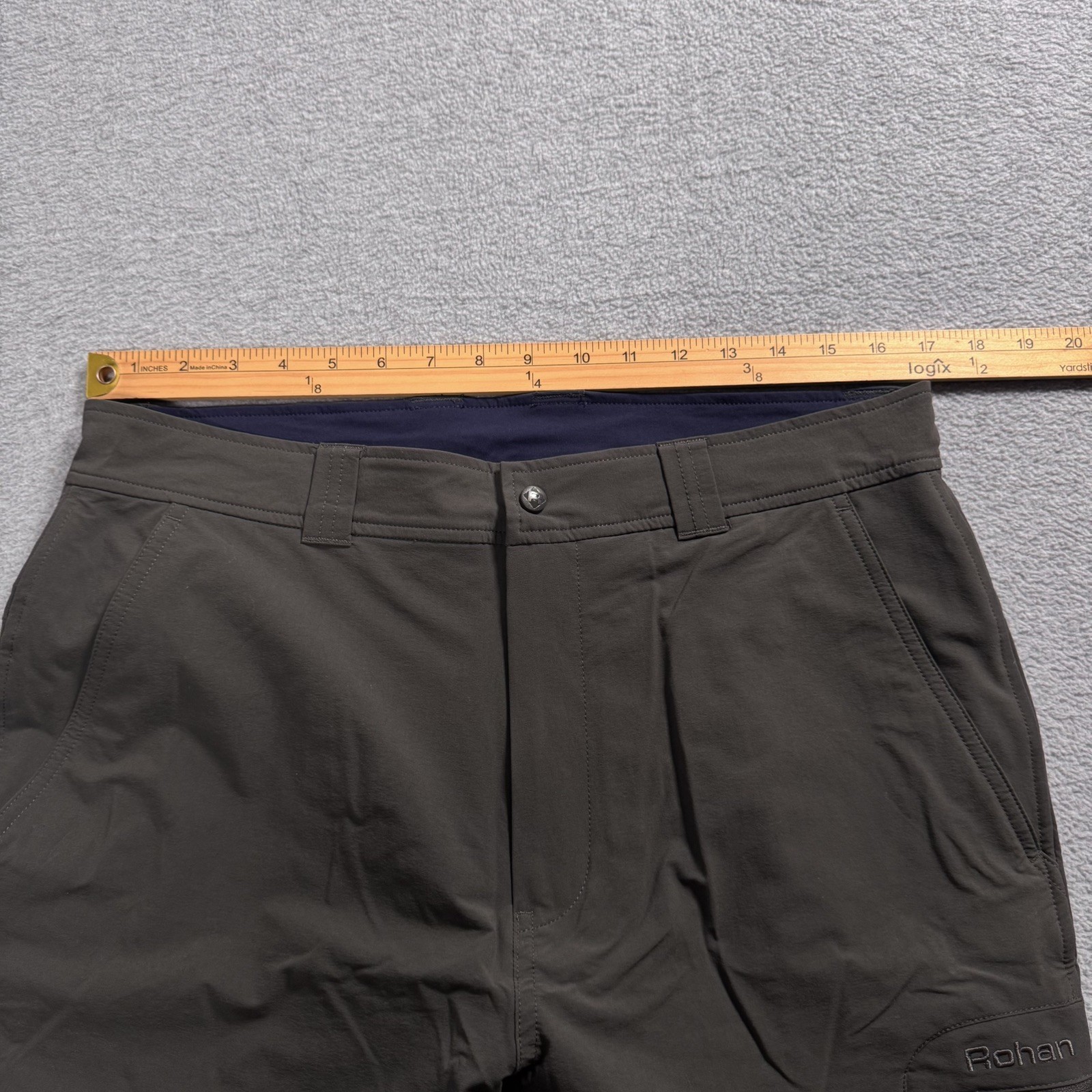 Rohan Men’s Barricade Cargo Trousers Waterproof Stretch Outdoors Hiking Sz. 34