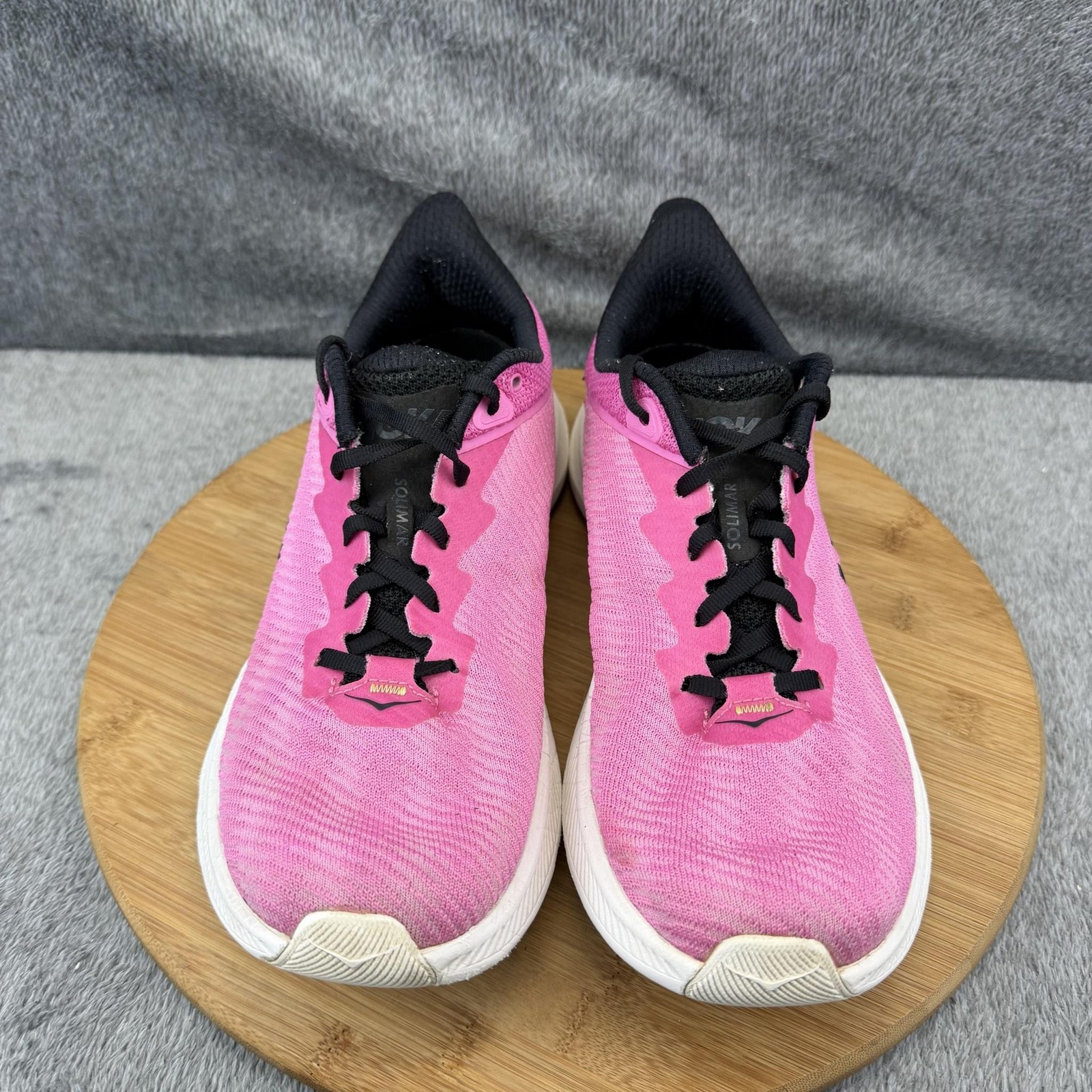 Hoka One One Solimar Shoes Womens Size 10.5 B Pink Running Sneakers 1123075 SRBR