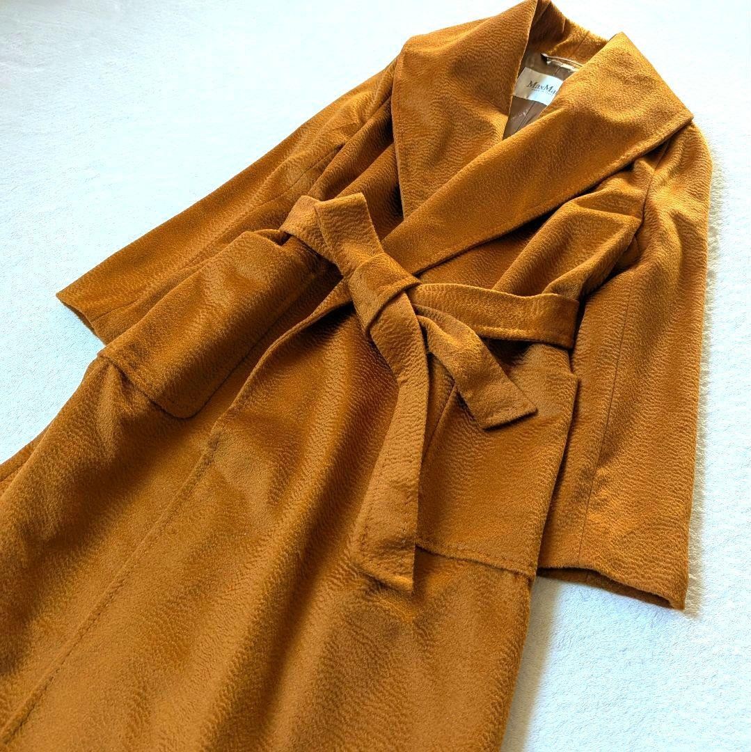 Max Mara Women’s Long Coat, Camel Hair, Light Brown, Size XS