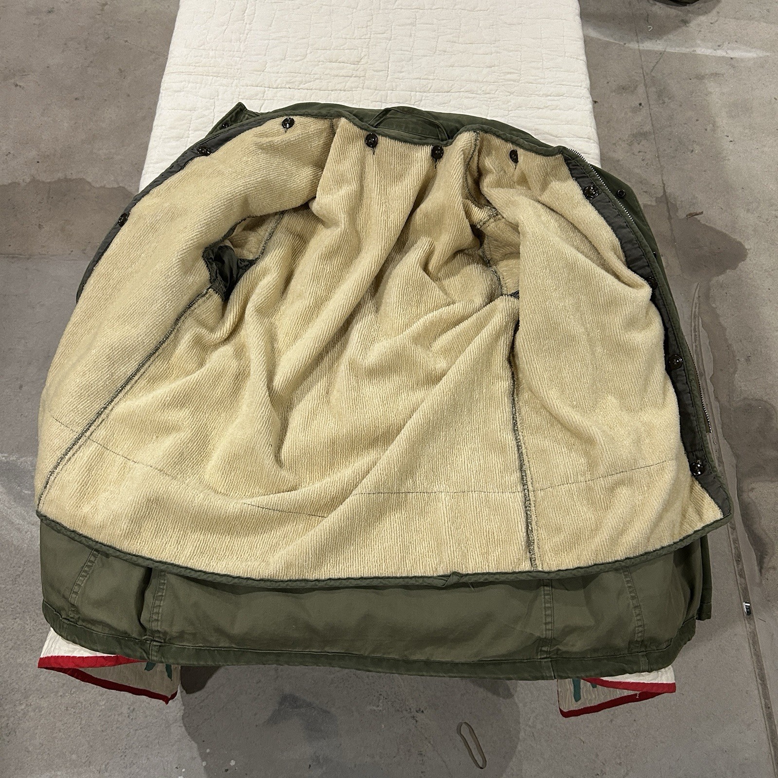 Vintage 1950s US Army M-51 Field Jacket Small Long w/ Liner Korean War