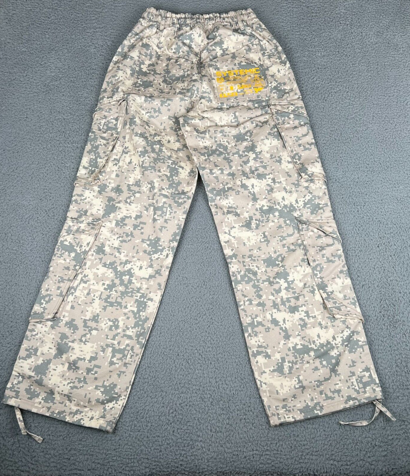 Systemic Digital Defender Cargo Pants Men Small Size 26-30in Streetwear Gorpcore