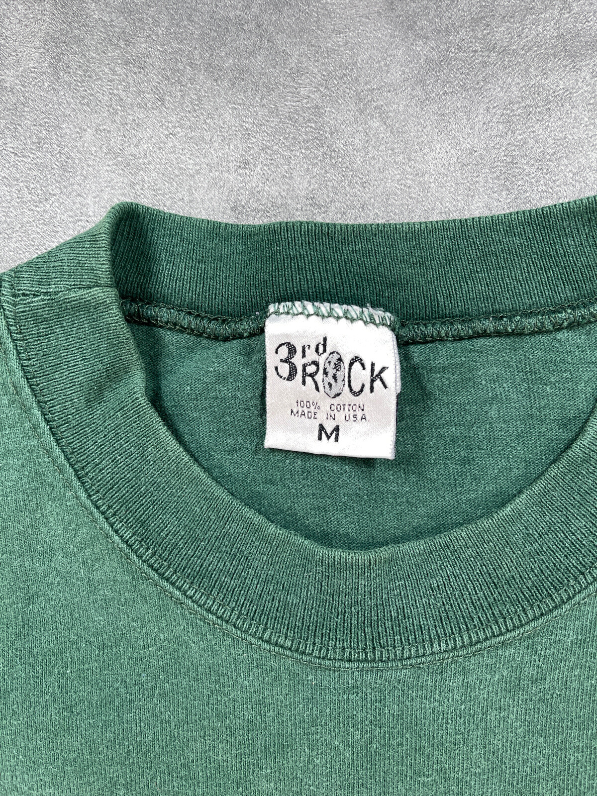 Green vintage Shirt Baggy Medium Waterville Valley New Hampshire New England