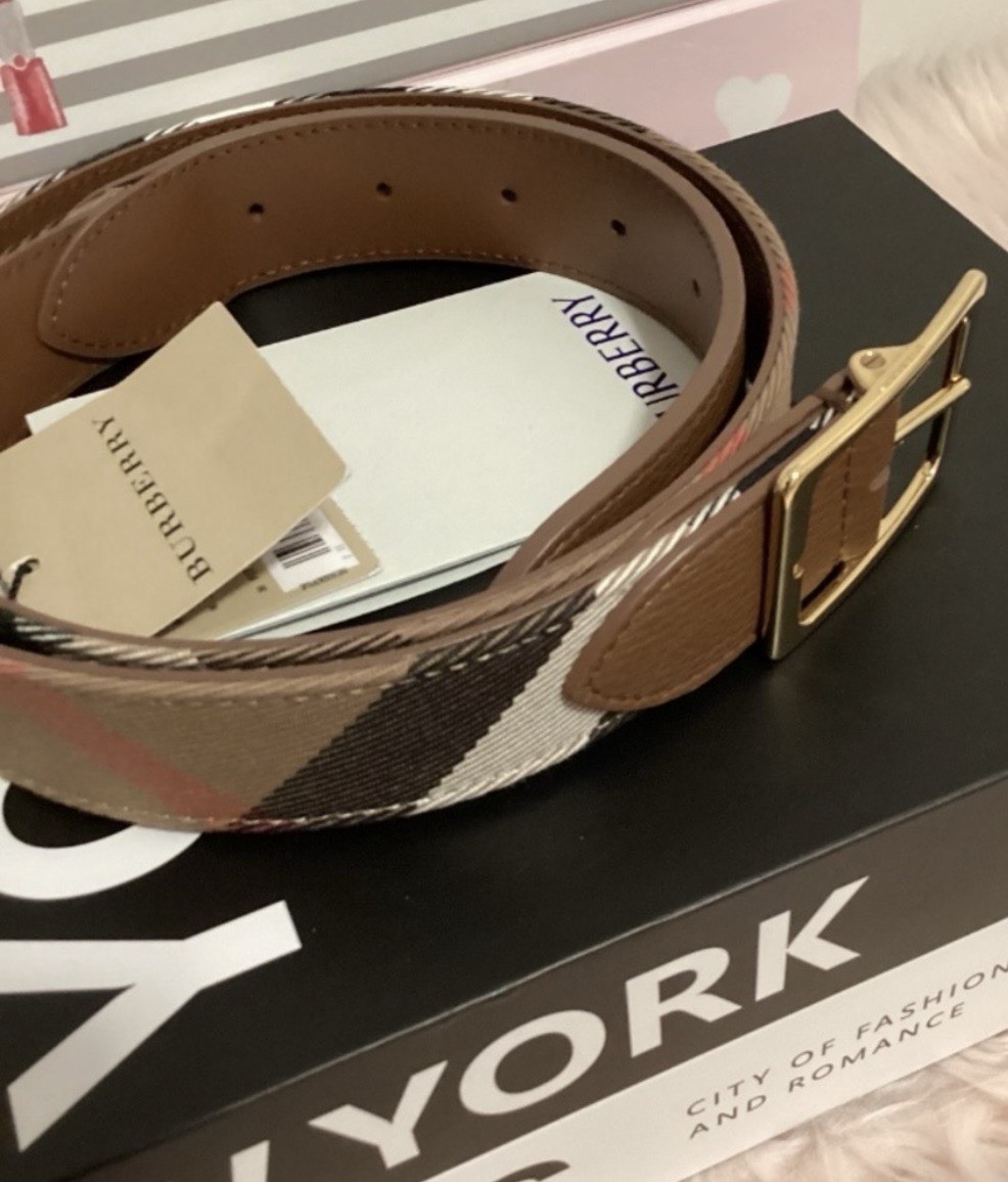 Burberry Nova Check Belt 80cm/32