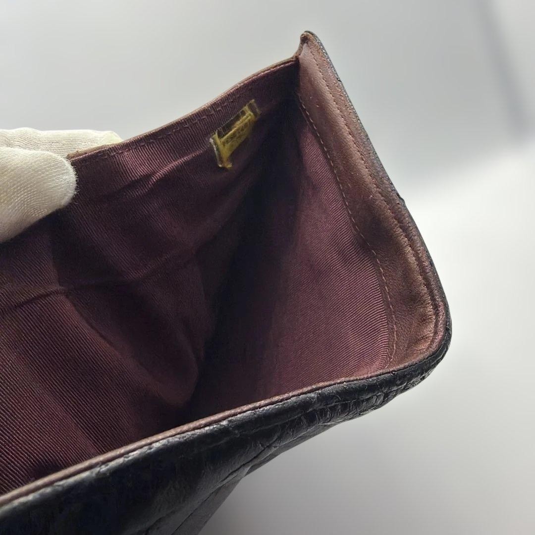 CHANEL Matelass Folded Wallet Black