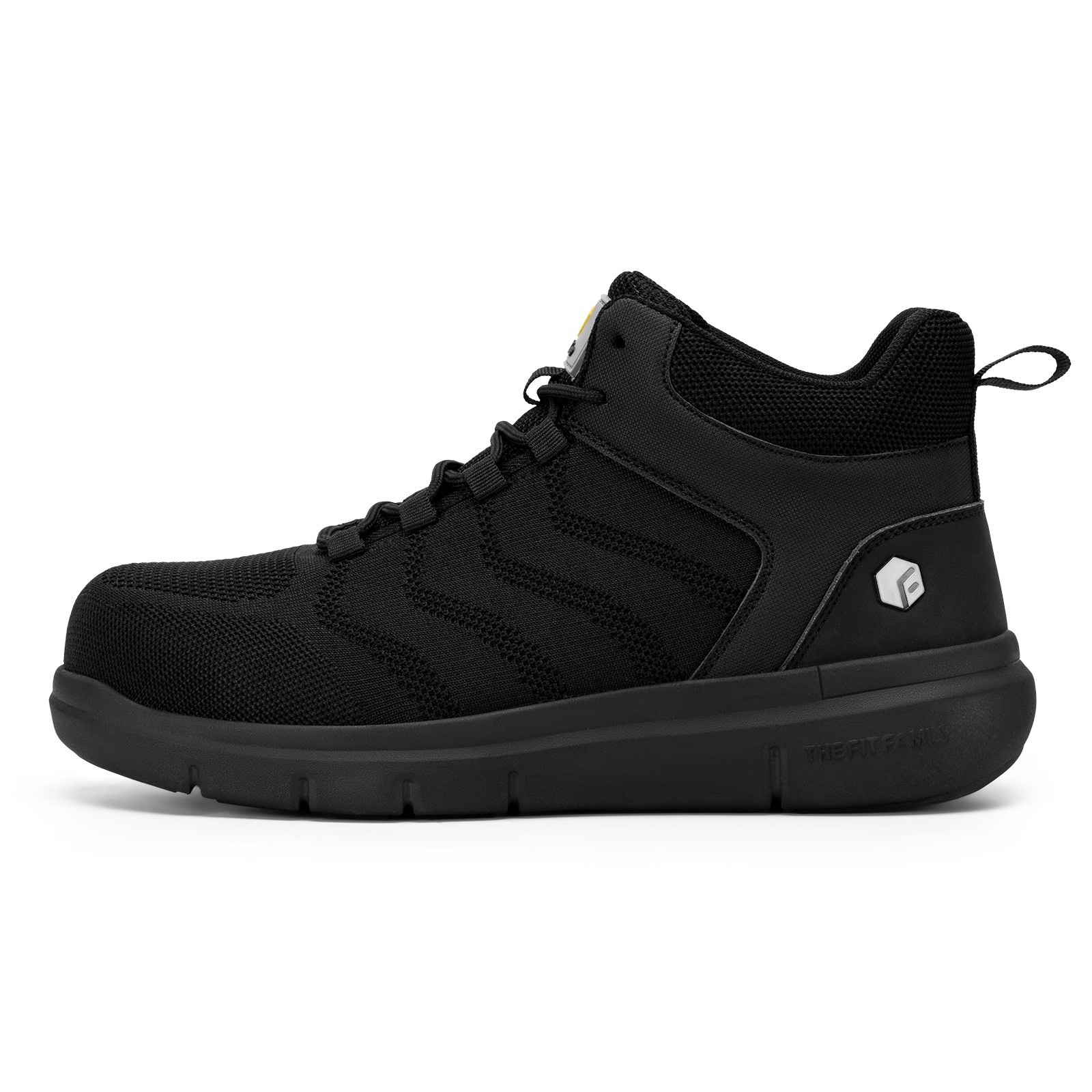 FitVille Men’s Extra Wide Work Boots High Top Composite Steel Toe Safety Boot