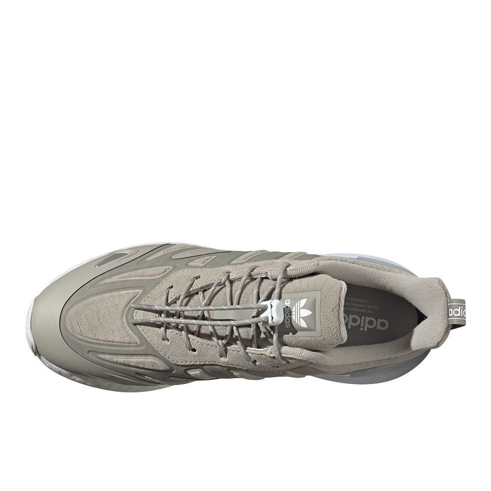 adidas Zx 2K Boost 2.0 Lace Up Mens Beige Sneakers Casual Shoes GW8239