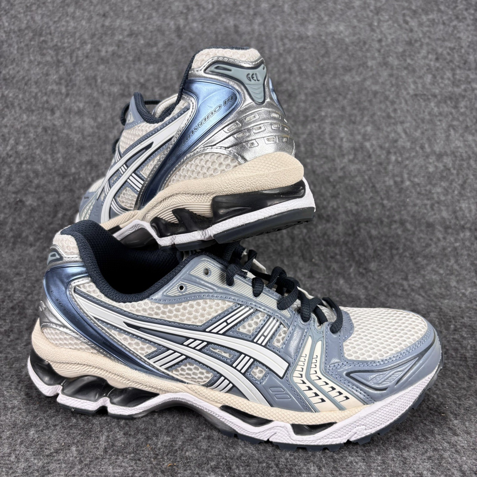 ASICS Sneakers GEL-KAYANO 14 1203A537 Cream / Raw Indigo US women’s 6.5