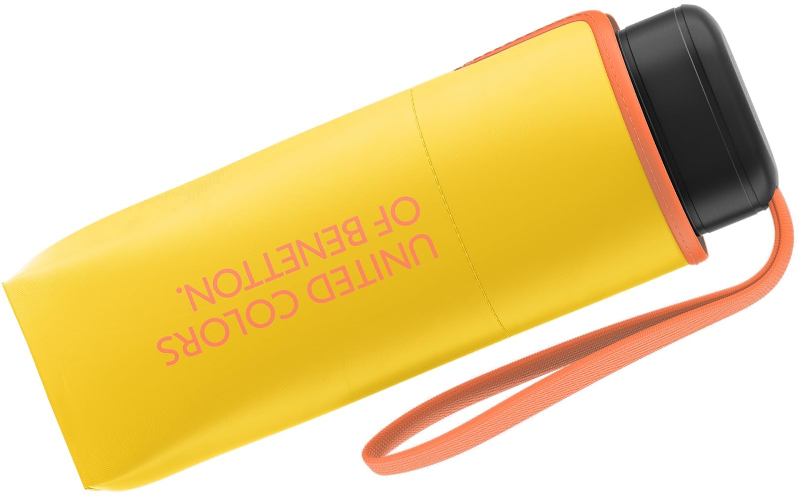 Benetton pocket umbrella ultra mini flat HW 2024 cyber yellow