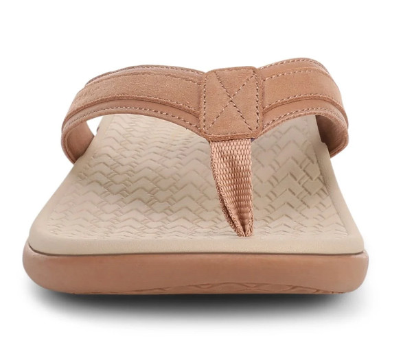 Vionic Women’s Tide 2.0 Toe Post Sandal, Mocha Mousse Leather