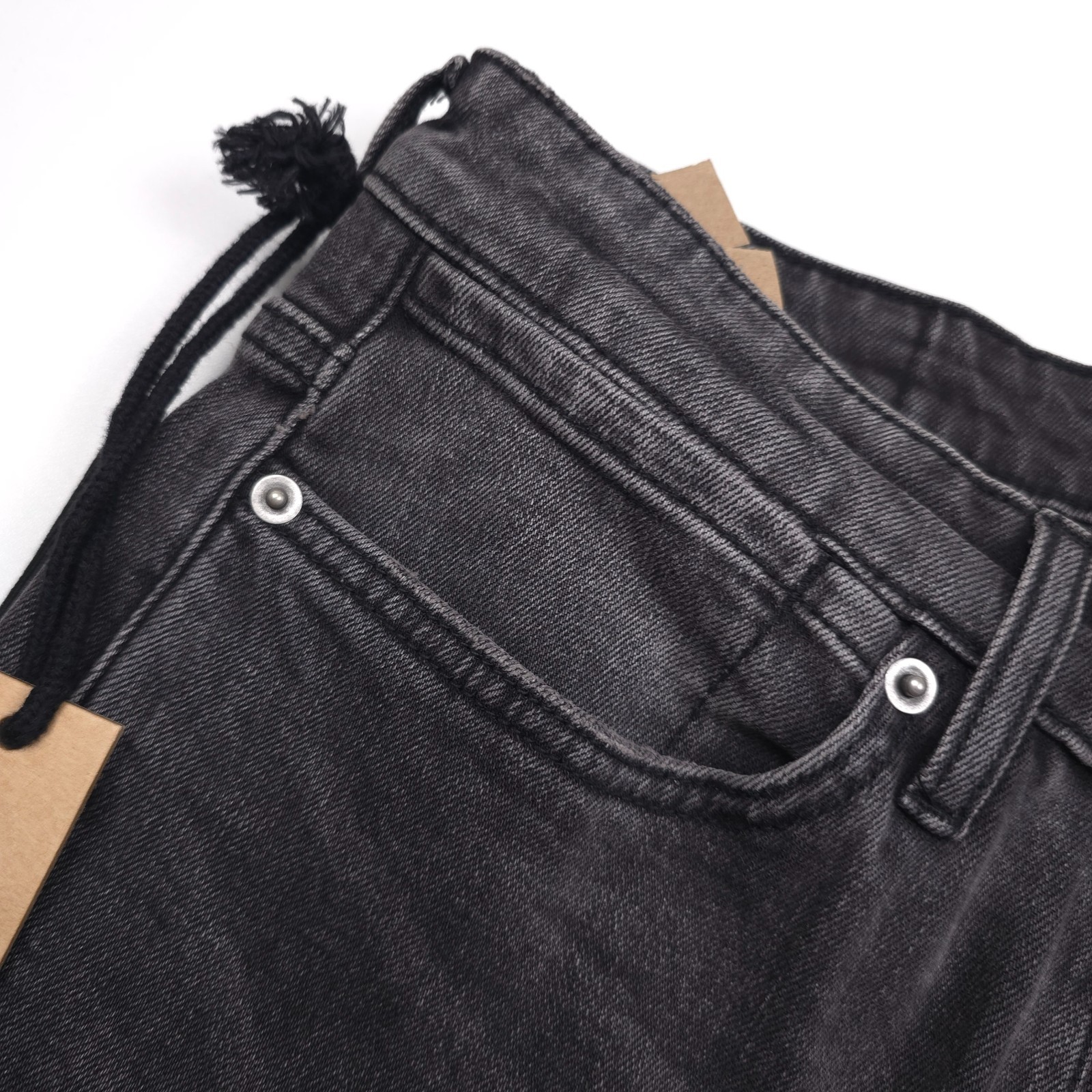 $240 Ksubi Van Winkle Chamber Black Zipped Skinny Jeans Mens Size 29