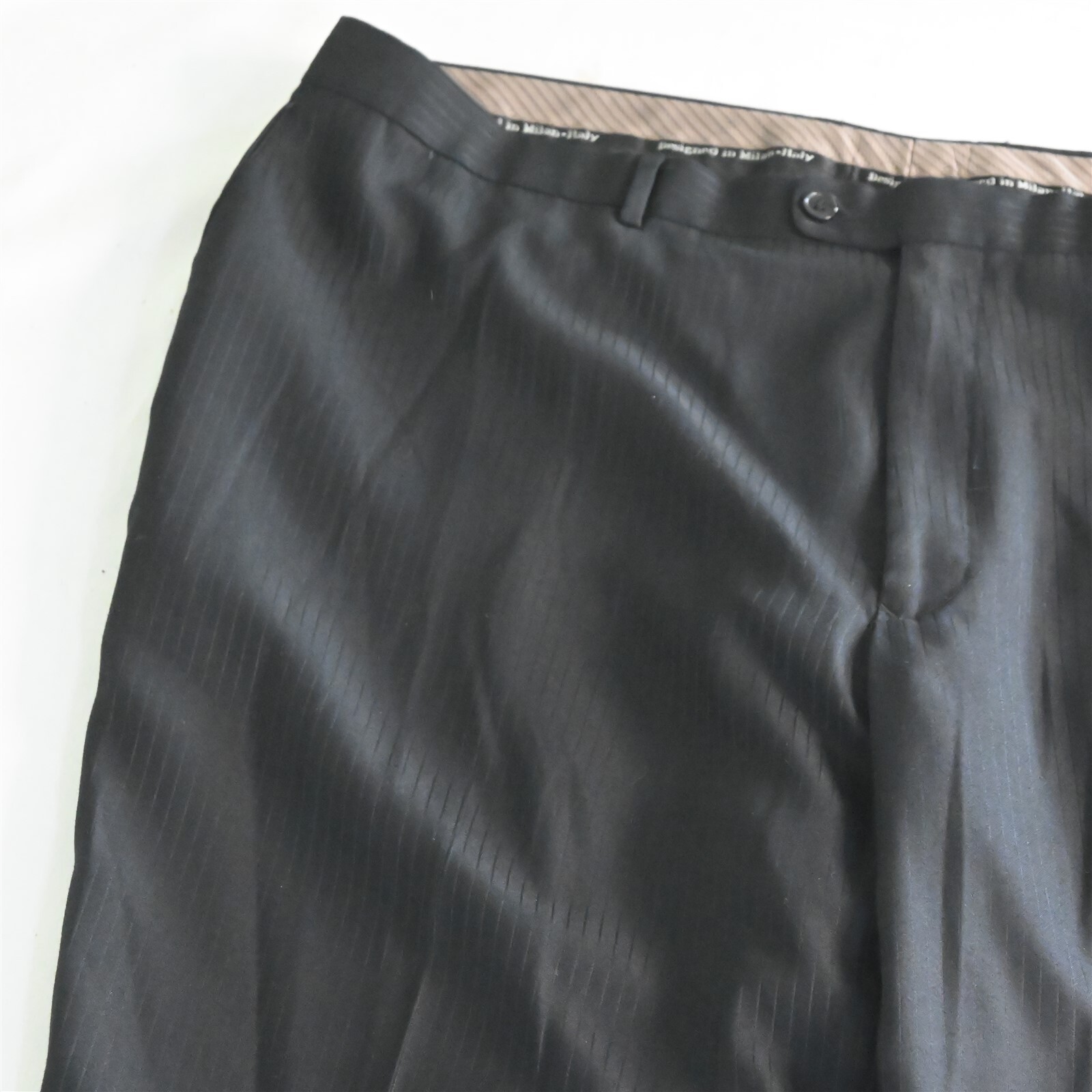 Lineage 50L X-Long 38×30 Black Stripe Mens Jacket Pants Suit