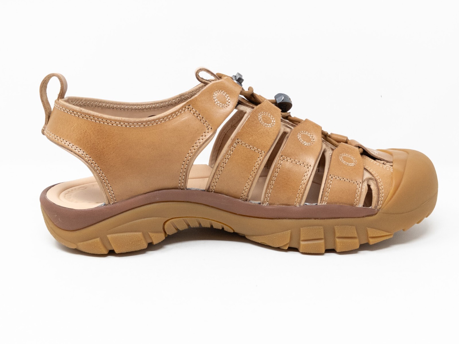 Keen Newport H2 Leather 20th Anniversary Sandals Natural Tan Brown Men’s