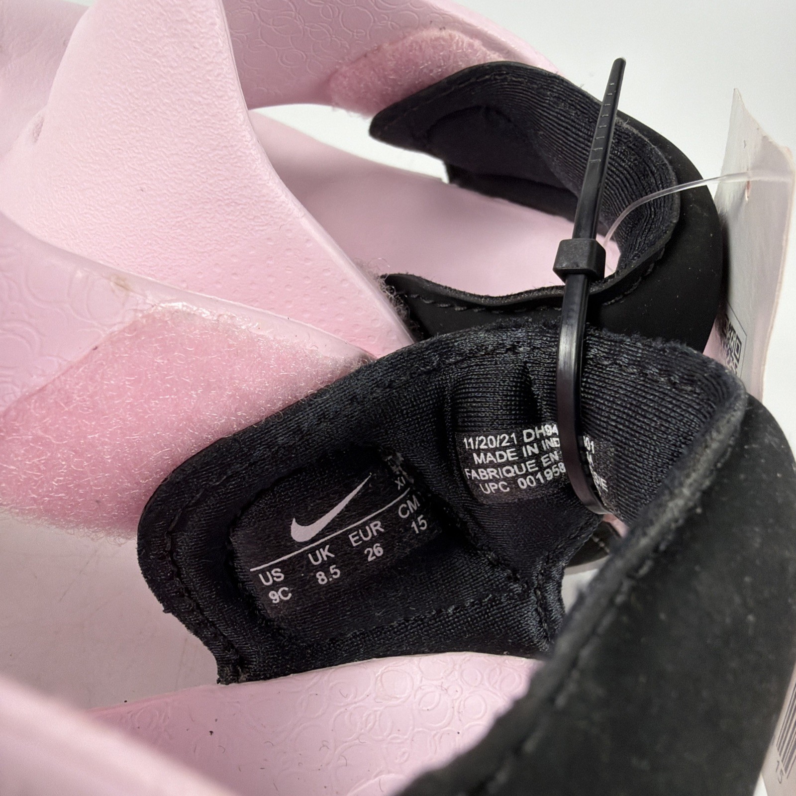 Nike Sunray Protect 3 Toddler Sandals Pink Foam/White Black Pick your size New