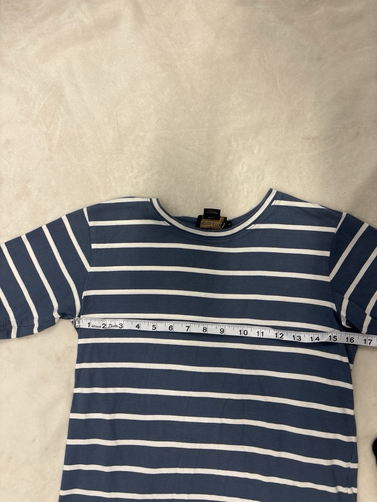 Pendleton 100% Cotton Women’s XS Navy Blue And White Stripe Tee