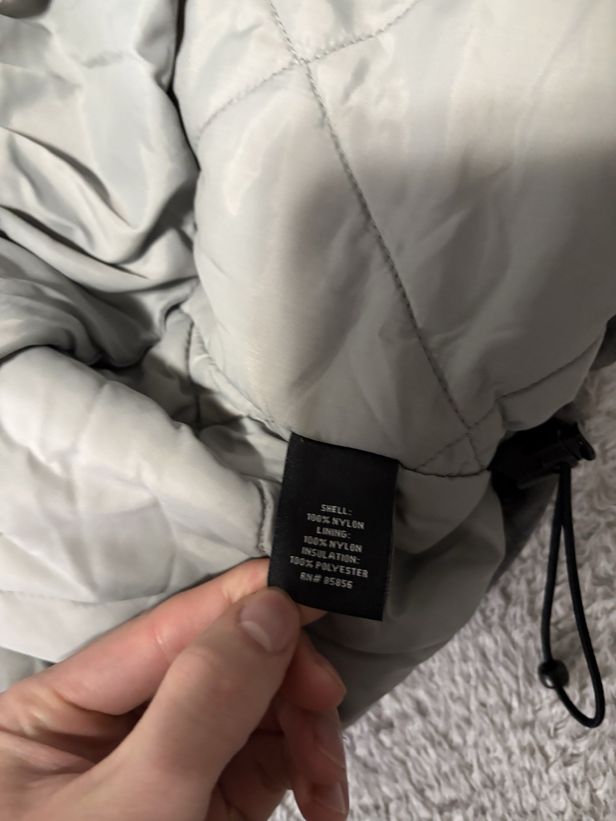 GSX Gore-Tex Large Black Grey Jacket Full Zip Hood Waterproof