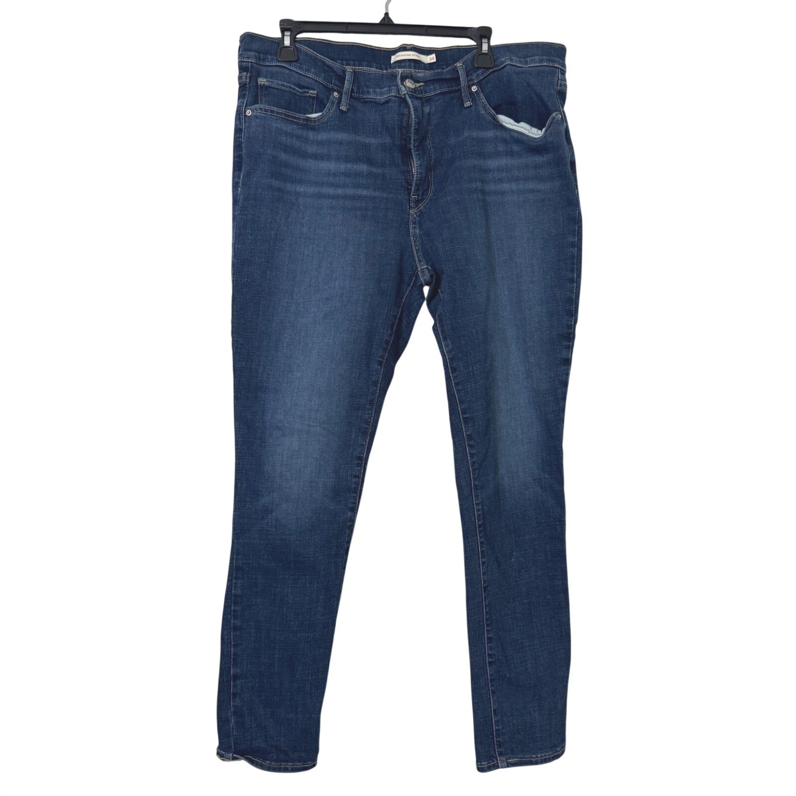 Levis 311 Shaping Skinny Jeans Mens 34×30 Dark Wash Blue Denim 19626-0168