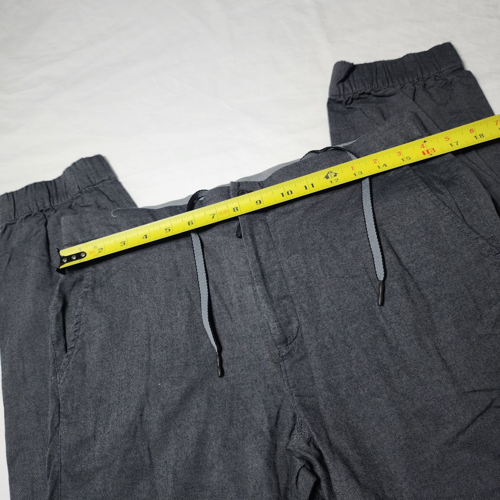 Mack Weldon For Daily Wear Joggers Pants Mens Large Gray Stretch Elastic Waist