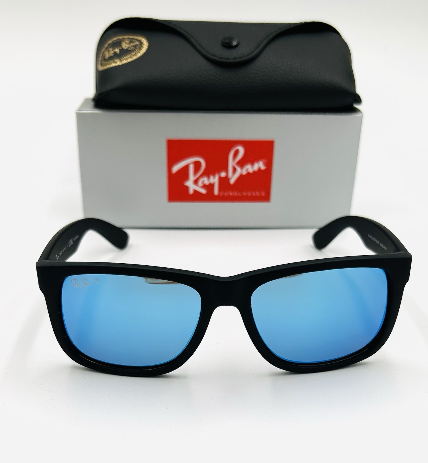 Ray-Ban Polarized Sunglasses Rb4165 Blue Mirror 622/55 Men Sport Sunglasses