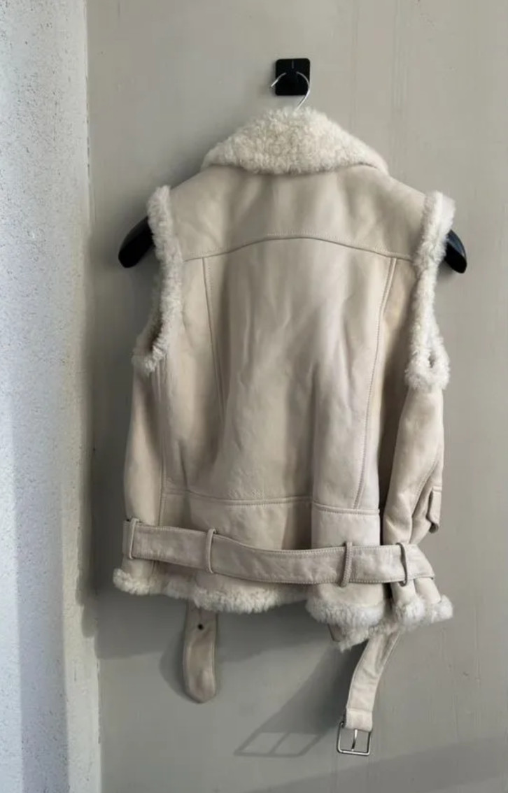 Brunello Cucinelli Women Vest Fur Jacket Size 40 S