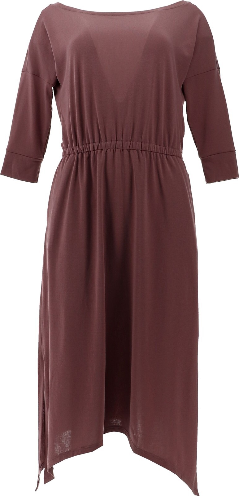 Brittany Humble BE Ready Dolman Slv Midi Dress Dusty Violet 1X Avg NWOT (755)