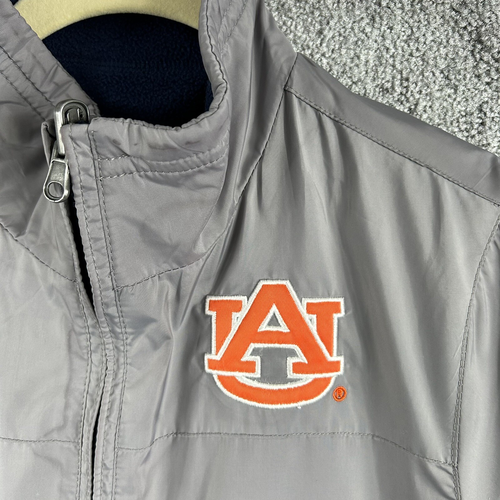 Auburn Tigers 2 In 1 Reversible Jacket Colosseum Athletics Zip Up Jacket SZ Sm