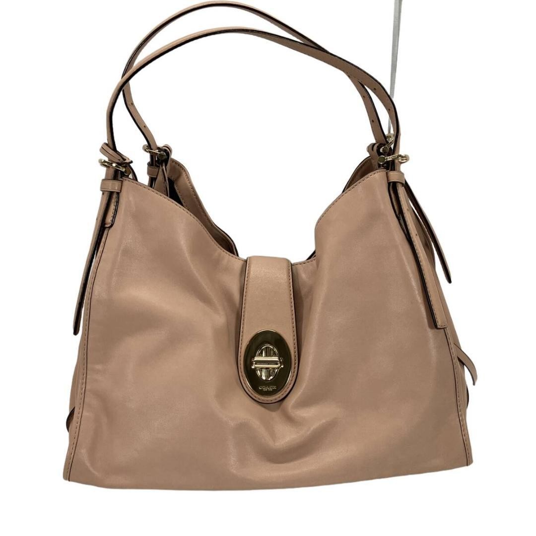 Coach 32221 Madison Leather Bag Coach Light Pink