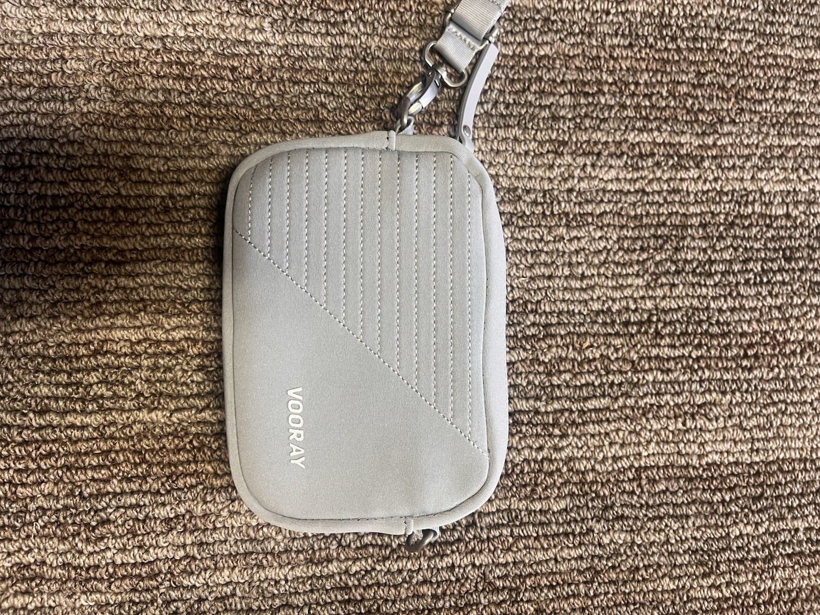 Vooray Small Crossbody Bag Gray 7×5 Inches Shoulder Strap