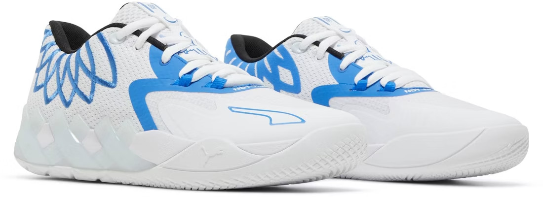 Puma MB.01 US 15 Men’s White Blue Black Basketball LaMelo Ball 376941 11 New