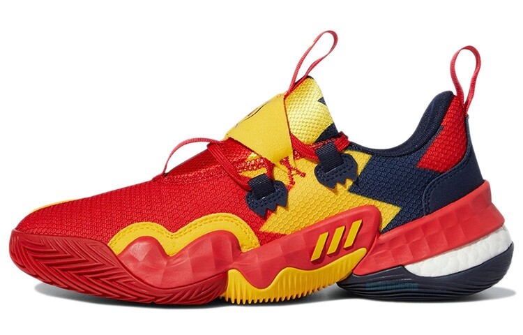 Adidas Trae Young 1 Red Gold Navy Blue MCDONALDS ALL AMERICAN GAME PE GX6815