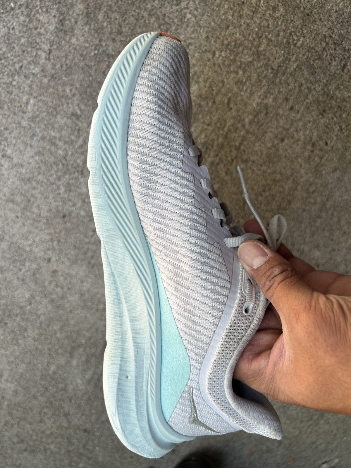 Hoka One One Solimar Stardust/ Aqua Breeze US Size Women 9B